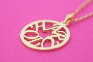 名前ネックレス