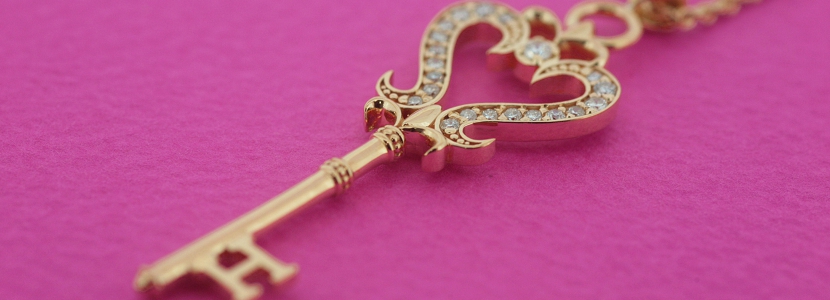 イニシャルペンダント