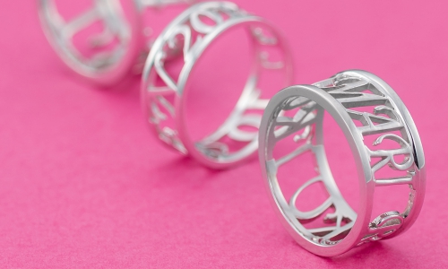 子ども名前リング