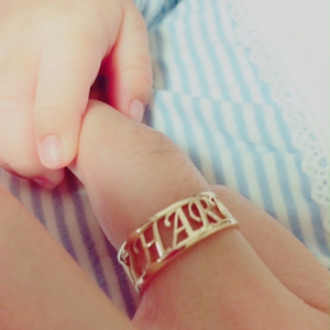 子ども名前リング