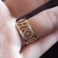 子ども名前リング