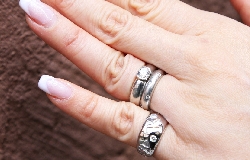 子供の名前のピンキーリング